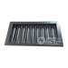 9 Lane ABS chip tray black color