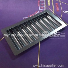 9 Lane ABS chip tray black color