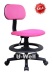 armrest black fabric small mid back plastic shell plastic office secretary BIFMA lift swivel adjust computer desk chair