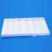 7 Lane Acrylic chip tray white color