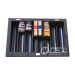 8 Lane ABS chip tray black color