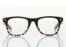 Black And White Flexible Plastic Eyeglass Frames For Ladies , Large Round Shaped