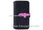 Wallet Style Leather Phone Cases For Samsung Galaxy S5 with fine material