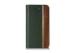 Creative Wood And Leather Folio Phone Case Wooden iPhone 4 Cover with Stand