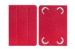 Protective Red Universial leather Tablet Case with Voltage Processing style