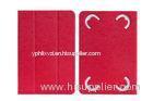 Protective Red Universial leather Tablet Case with Voltage Processing style