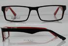 Grey / Black Square Acetate Optical Spectacles Frames For Men In Fashion