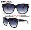 CR-39 Lens Metal Temples of Acetate Frame Sunglasses Large Shape