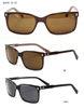 Comfortable Acetate Frame Sunglasses Men , Brown / Black Rectangular Eyeglass Frames