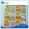 Rectangle / Round / Oval A4 Self Adhesive Labels For Electronic Products Package