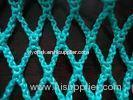 Sea Green HDPE Fishing Nets , Durable Knotless PE Rope Netting