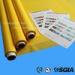 Short Delivery Time 100% Polyester Silk Screen Print Mesh , White / Yellow
