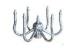 European Rotation Dragon Nozzles Head / Water Fountain Nozzles with Brass
