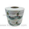 Personalized Round Roll Frozen Food Labels Waterproof Self Adhesive Paper