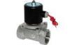 Cast Iron / SS304 IP68 Two Way Solenoid Valve DC 24V Water Fountain Equipment 2''