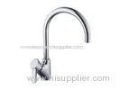Commercial Single Chromed Handle Kitchen Sink Mixer Taps With 35mm Cartridge and Swivel S/S Spout
