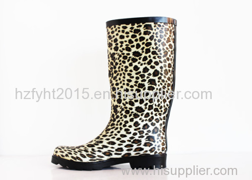 2015 Cheap Printed Women's Rain Boots