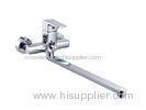 Modern Single Handle Kitchen Sink Mixer Taps with Double Holes and Round Gravity Body for Sink