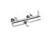 Vertical Single Handle Shower Mixer Taps Chromed Shower Faucet 40mm Ceramic Cartridge
