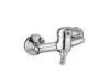 Eco-friendly Wall Mounted Chrome Shower Mixer Taps / Shower Faucet with Brass Body zinc handle for