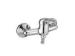 Eco-friendly Wall Mounted Chrome Shower Mixer Taps / Shower Faucet with Brass Body zinc handle for