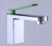 Green Color Single Lever Basin Mixer Taps Hot-Cold Deck Mounted Brass Robinet