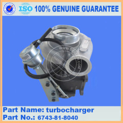 turbocharger 6743-81-8040 excavator parts best price