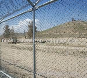 Galvanized chain link fence