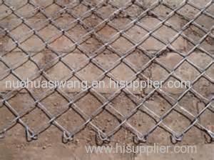 Galvanized chain link wire mesh