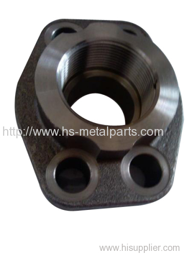 Hydraulic fitting SAE thread flange