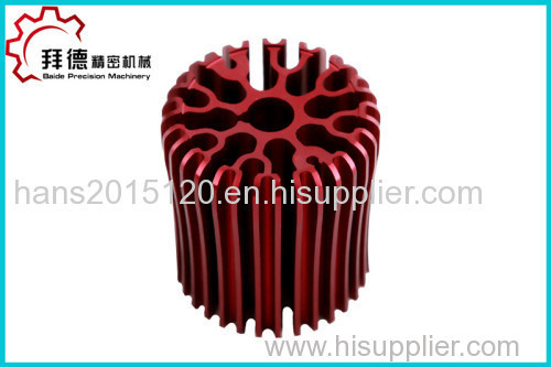 Aluminum colored LED Milling parts