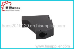 Black ABS material cnc milling parts