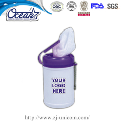 Travel well sanitizer wipe promotional giveaway ideas