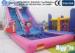 Dora Inflatable Water Slide Mini Size For Kids / Outdoor Mini Water Slides With Pool