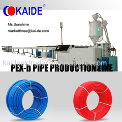 Extrusion machine for cross-linking PEX pipe