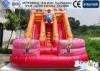 Cartoon Inflatable Water Slip Slide Pool With Climber for Rental