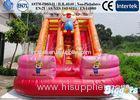 Cartoon Inflatable Water Slip Slide Pool With Climber for Rental