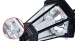 Aluminum metal LED solar wall mounted light