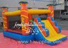 PVC Commercial Inflatable Bouncers Tropical Air Jumper , Kindergarten Inflatable Bouncers Rentals