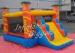 PVC Commercial Inflatable Bouncers Tropical Air Jumper , Kindergarten Inflatable Bouncers Rentals