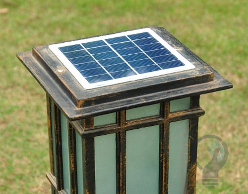 PIR sensor solar garden lighting