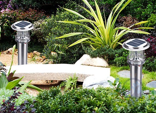 Powerful solar light for garden