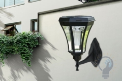 Solar led outdoor wall light