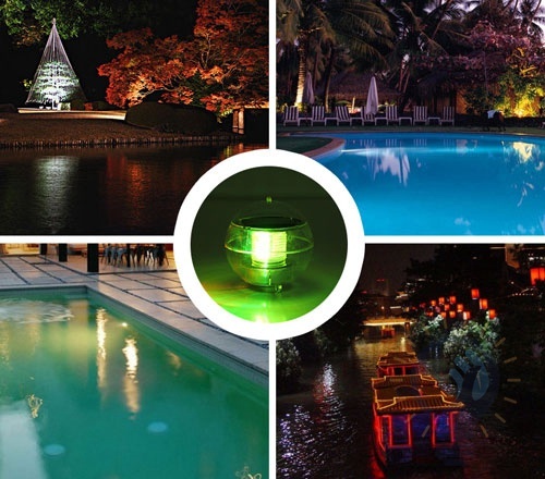 Colors changing Floating Solar water light