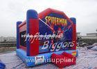 Spiderman Moonwalk Commercial Inflatable Bouncers Rental For Adults / Children