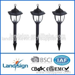 Cixi Landsign plastic solar light series led solar lantern type wholesale solar powered heat lamp