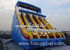 Waterproof Blue Inflatable Water Slide / Inflatable Water Pool For Home Kids