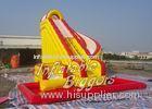 Durable PVC Inflatable Water Slide With Swimming Pool , Inflatable Combo Water Slide Rentals