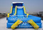 Children Big Pool Inflatable Water Slide Blue With Puncture-Proof PVC CE