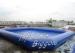 Blue Octopus Blowing Up Inflatable Mini Water Park Rental AU With Swimming Pool